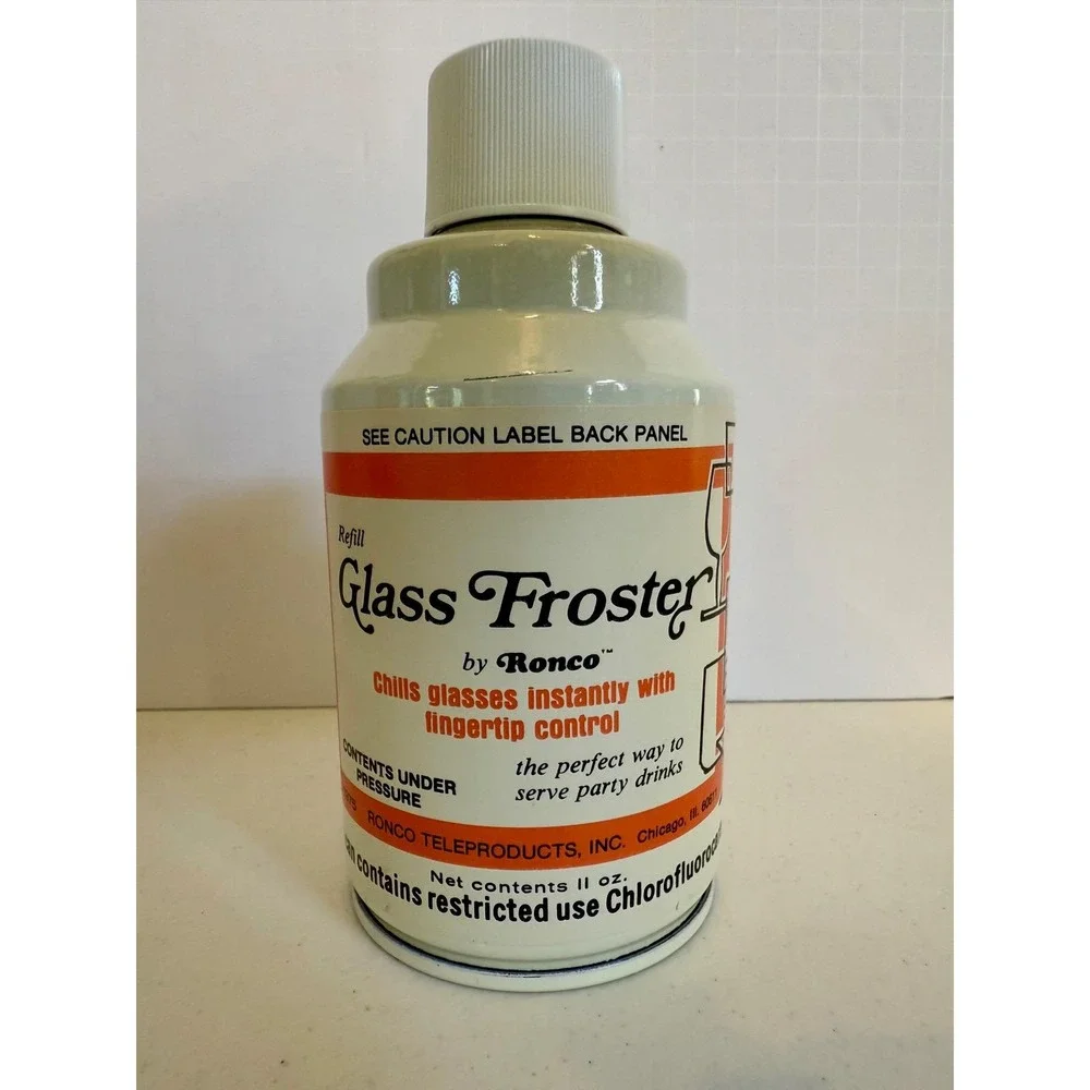 Ronco Glass Froster As Seen On TV Barware Chills Glasses Instantly Vintage‎